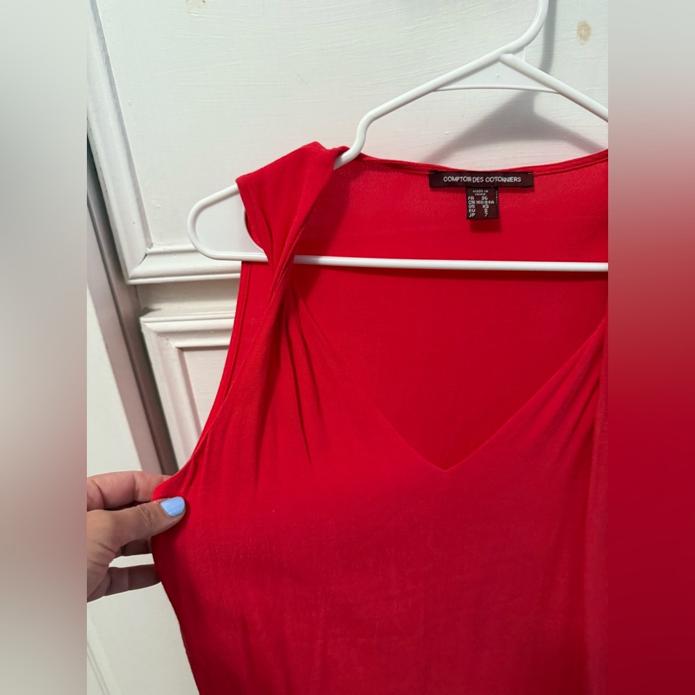 Comptoir Des Cotonniers Bold Red Top